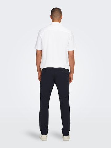 Only & Sons - Regular Calças chino 'ONSFREE' em azul