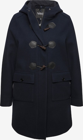 Ulla Popken Übergangsmantel in Blau: Vorderseite