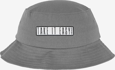 F4NT4STIC Hut 'Take It Easy' in grau / schwarz / weiß, Produktansicht
