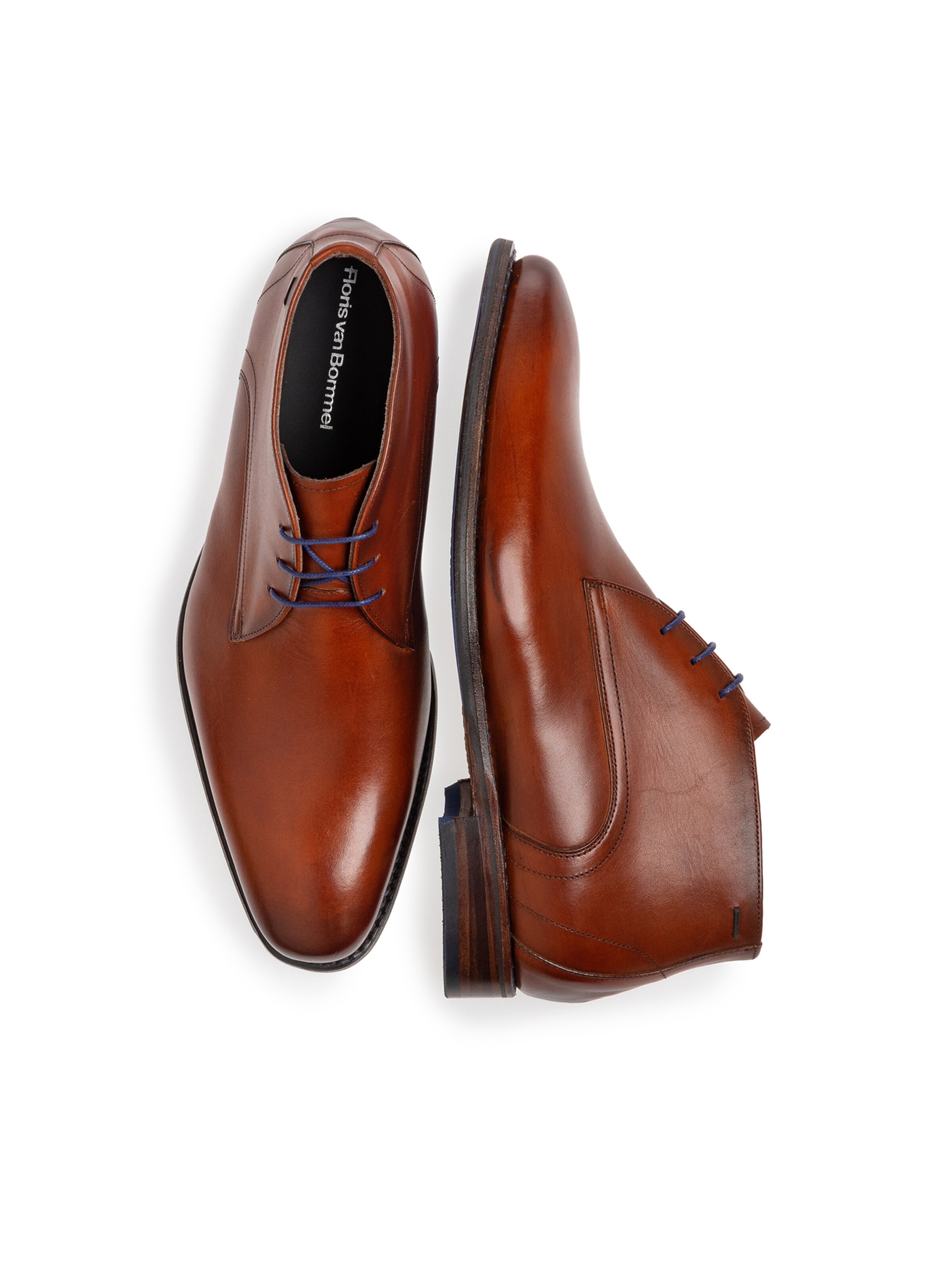 Floris van Bommel Chukka Boots 'De Loper 15' in Brown