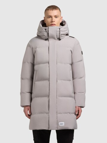 Manteau d’hiver 'Stank3 ' khujo en gris : devant