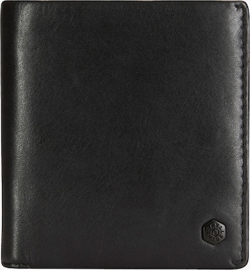 Jekyll & Hide Wallet 'Norwegian' in Black: front
