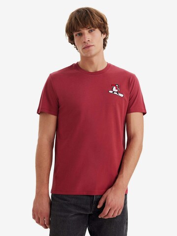 T-Shirt 'Cartoon Board' WESTMARK LONDON en rouge : devant