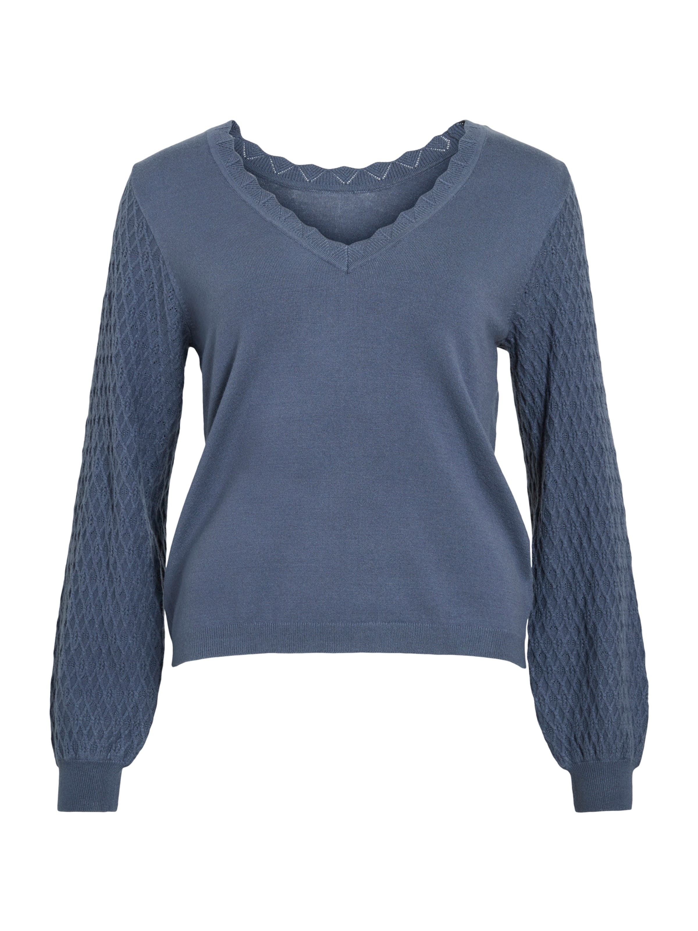 VILA Pullover 'VIEmi' in Blau: Vorderseite