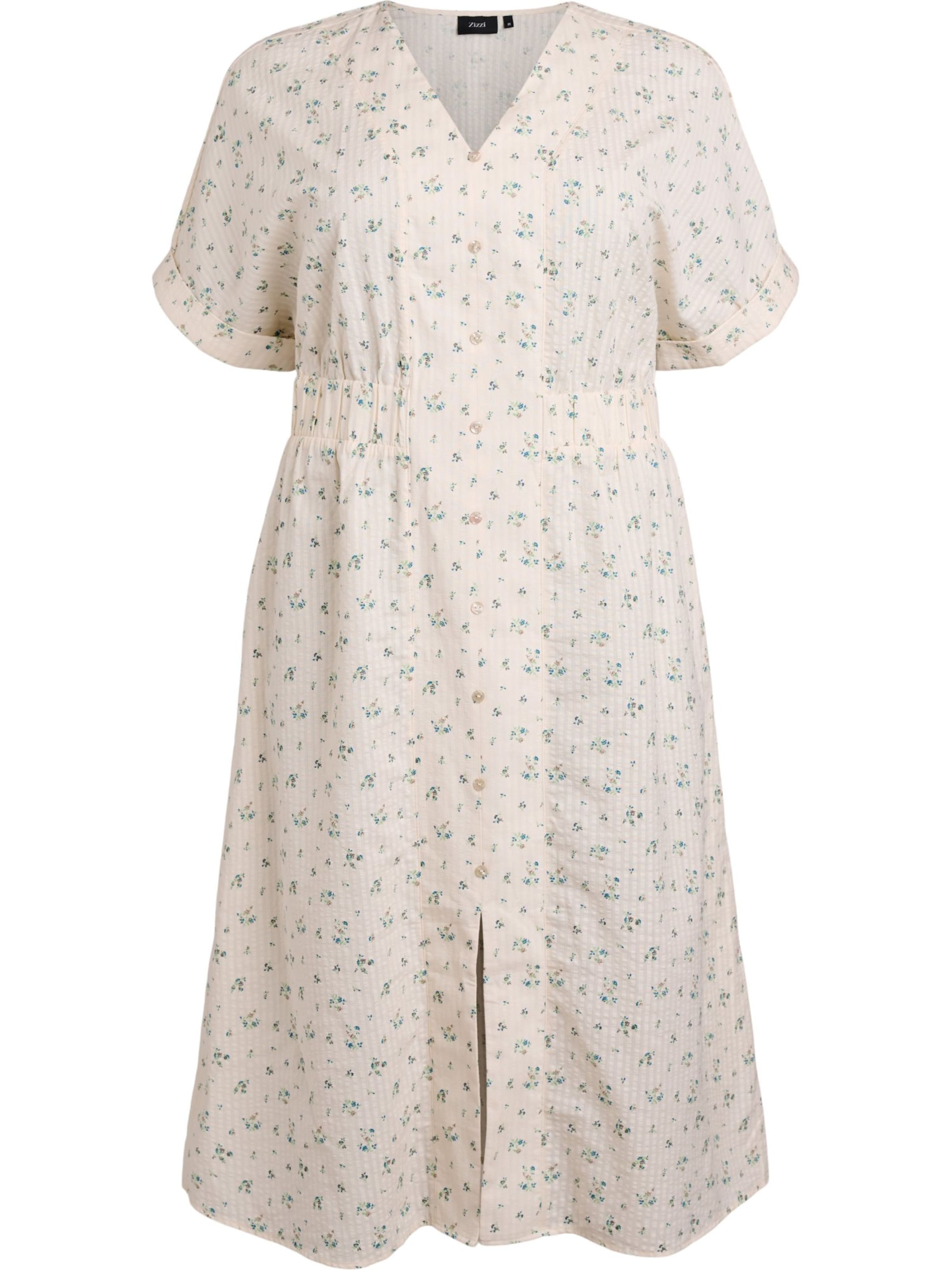 Zizzi Платье &#x27;VLili&#x27; в Белый: спереди