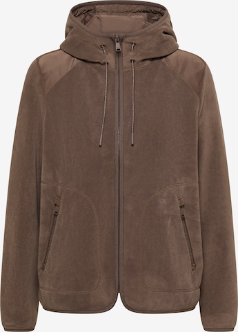 CECIL Fleecejacke in Braun: Vorderseite