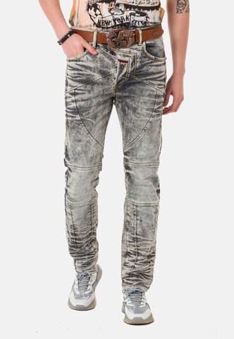 CIPO & BAXX Regular Jeans in Grey: front