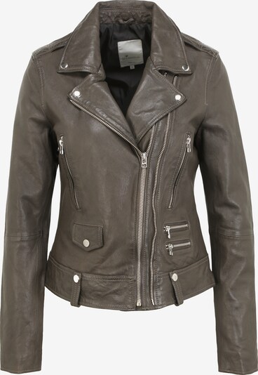 Goosecraft Lederjacke in grün, Produktansicht