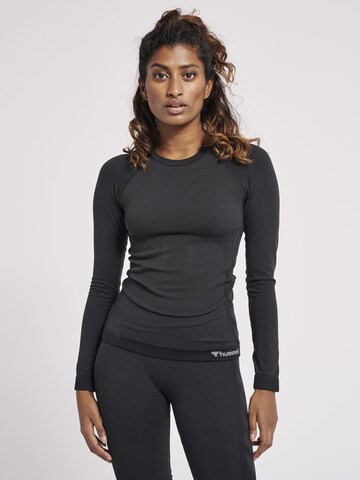 Hummel Performance shirt in Black: front