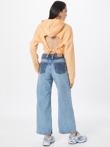 Monki Wide Leg Jeans in Blau