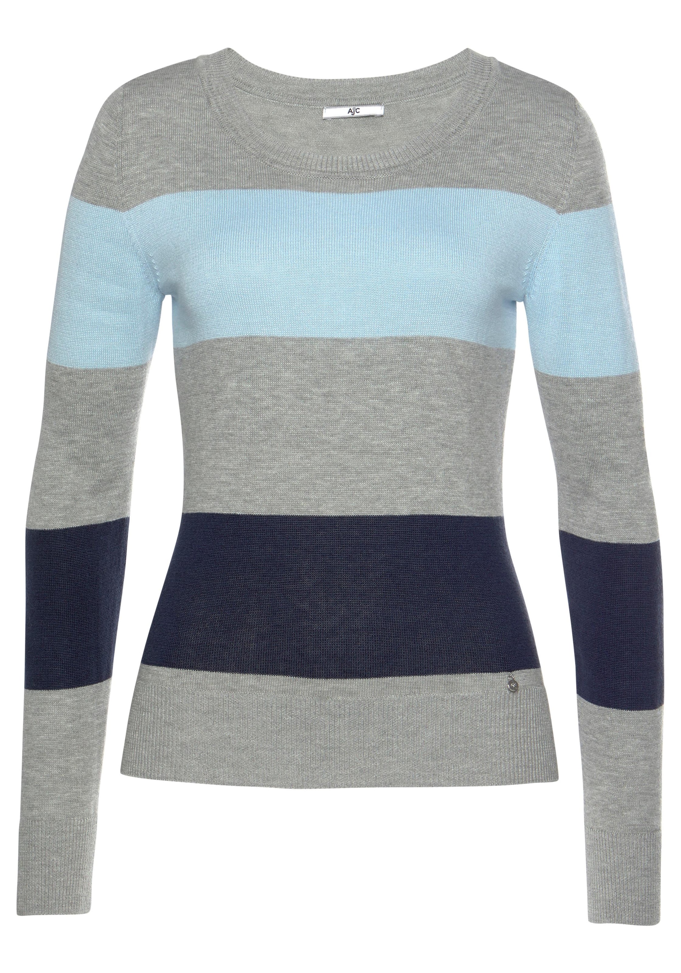 AJC Pullover in Grau: Vorderseite