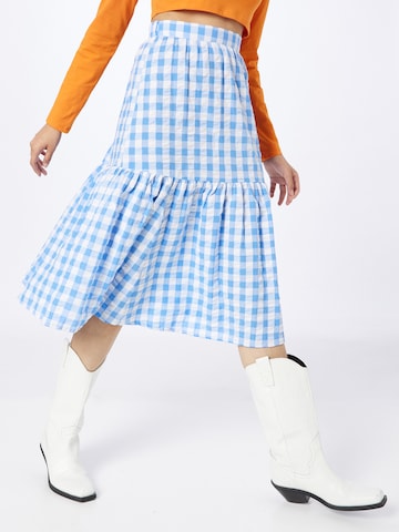 Monki Skirt in Blue: front