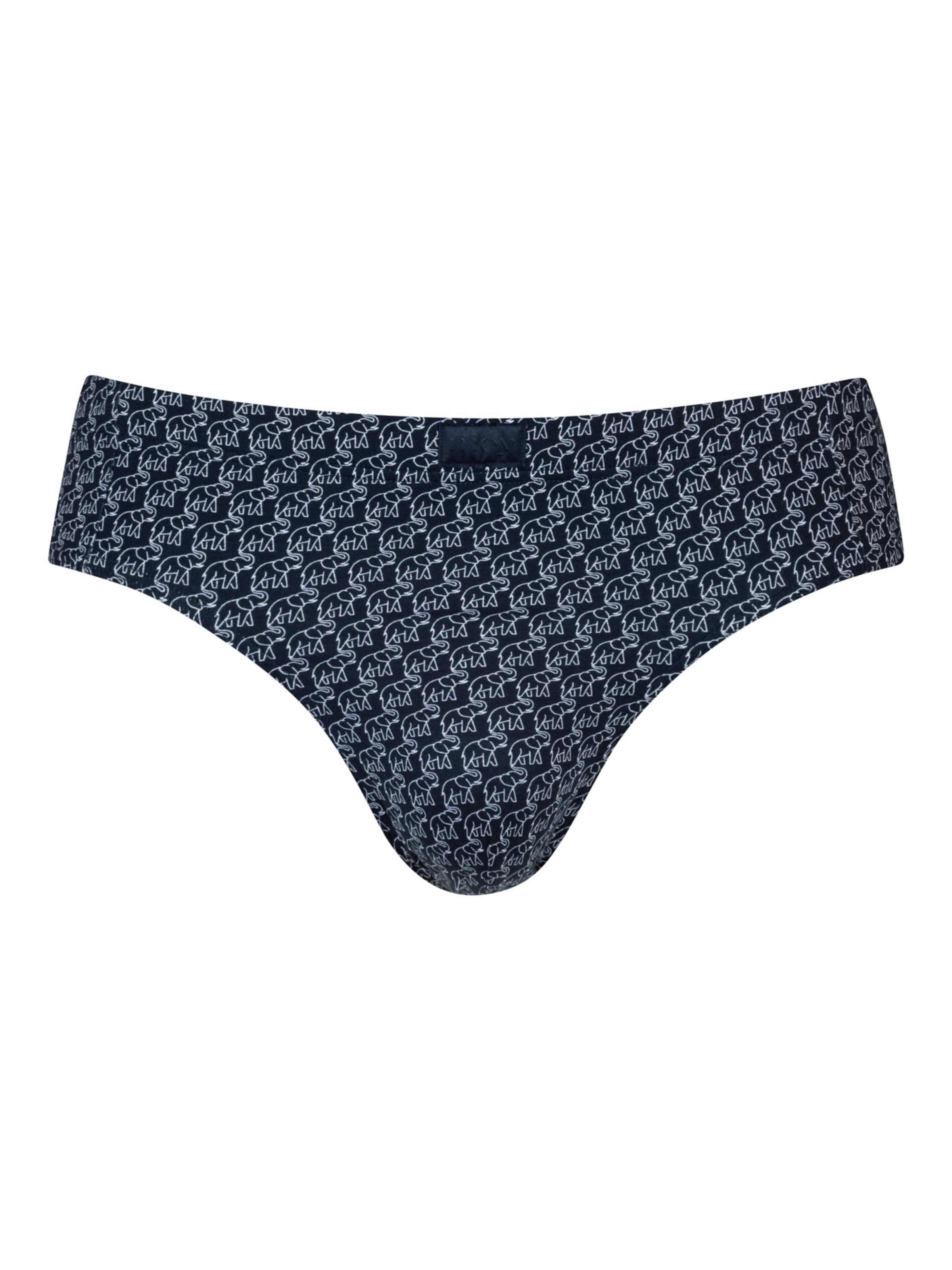 Slip 'Elephant Walk' Mey en bleu : devant