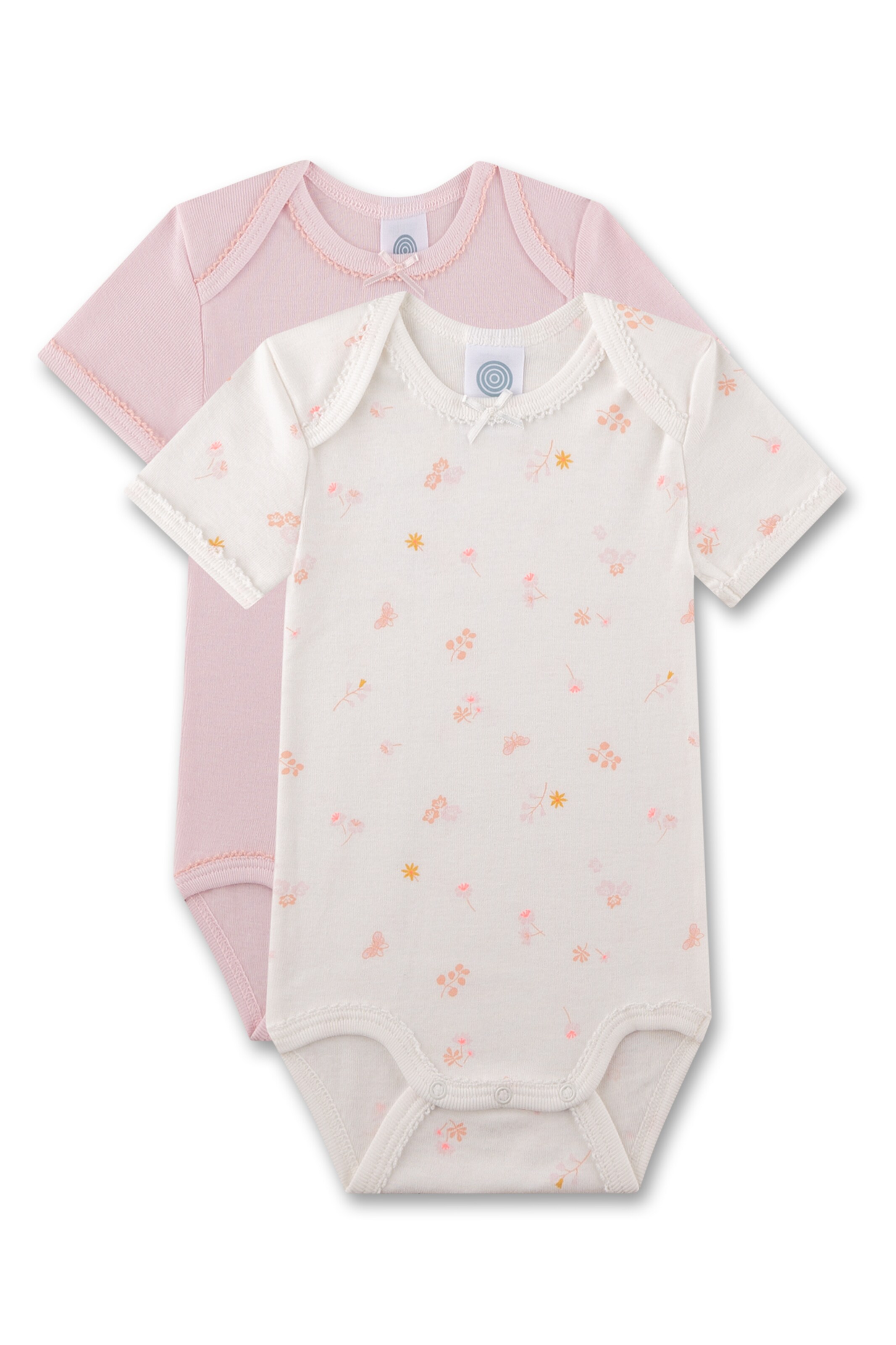 Tutina / body per bambino di Sanetta in beige: frontale