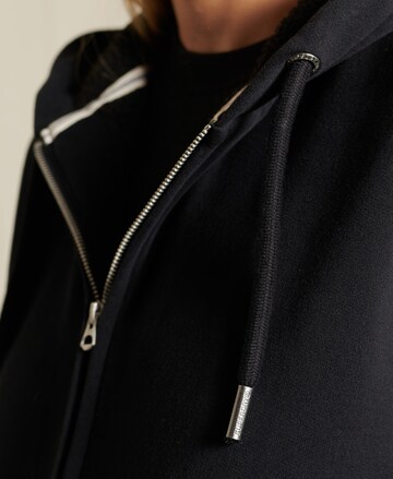 Superdry Zip-Up Hoodie in Black