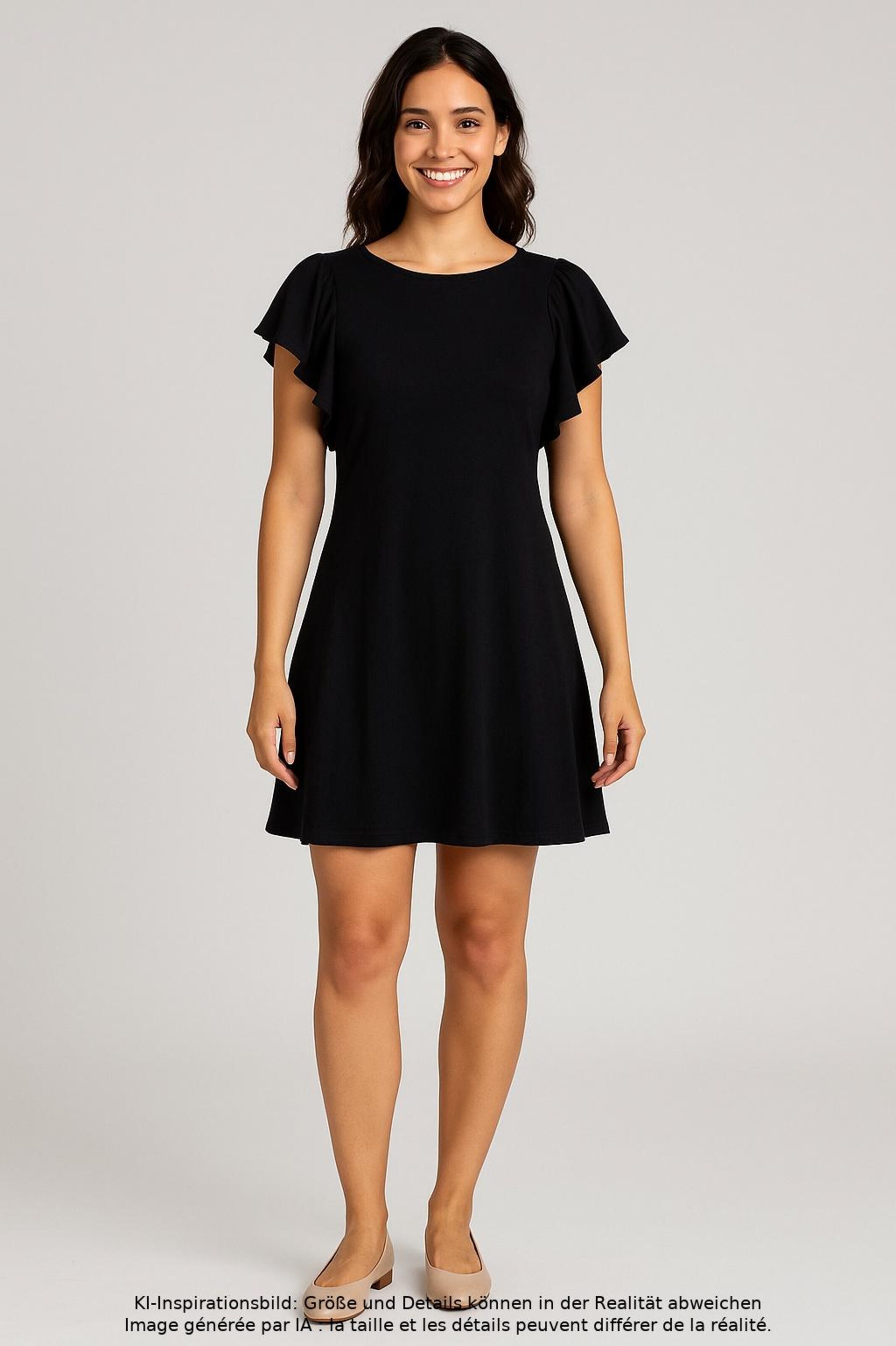 Juvia Kleid L in Blau: Vorderseite