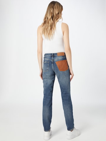 Regular Jean 'MR STRAIGHT COLBY' River Island en bleu