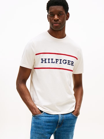TOMMY HILFIGER Tričko 'AMERICANA' – bílá: přední strana