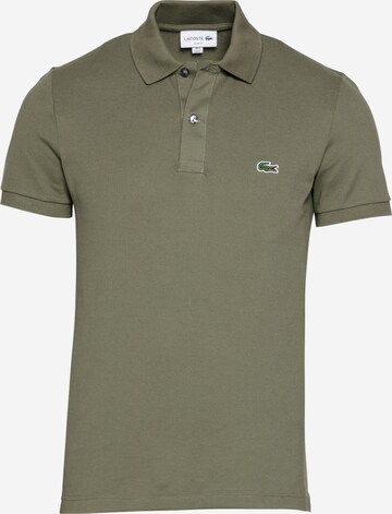 T-Shirt LACOSTE en vert : devant