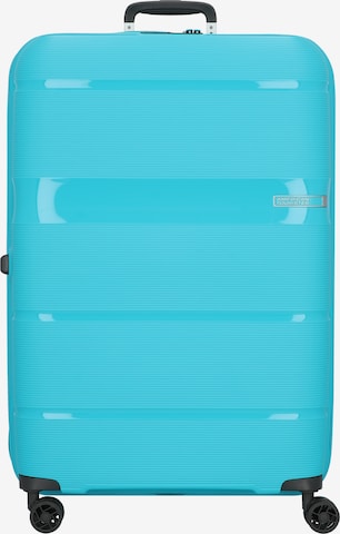 American Tourister Trolley in Blauw: voorkant