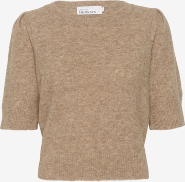 Pull-over KAREN BY SIMONSEN en marron : devant