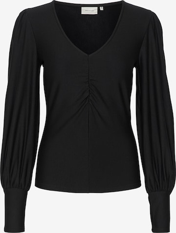 Gestuz Shirt 'Rifa' in Black: front