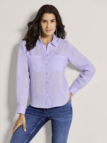 Chemisier MADELEINE en violet : devant