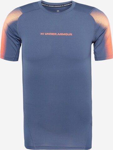 UNDER ARMOUR Performance Shirt 'Novelty' in Grey: front