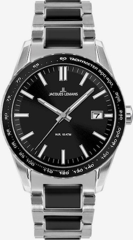 Jacques Lemans Analog Watch 'Liverpool' in Silver: front