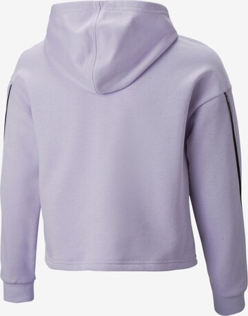 PUMA Athletic Sweatshirt 'Power Tape' in Purple