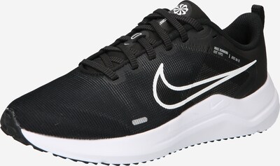 NIKE Маратонки за бягане 'Downshifter 12' в черно / бяло, Преглед на продукта