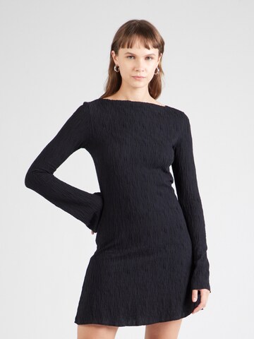 Monki Kleid in Schwarz: Vorderseite