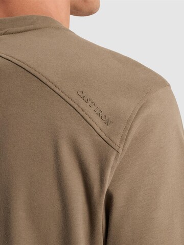 CAST IRON - Camiseta 'Regular fit T-shirt in interlock' en marrón