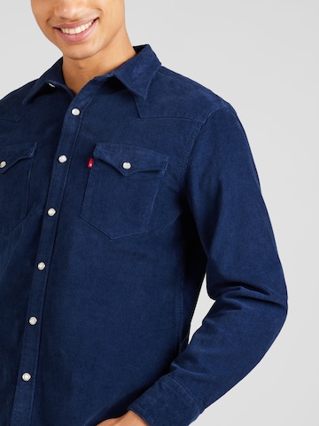 LEVI'S ® Regular fit Button Up Shirt 'Barstow Western' in Blue