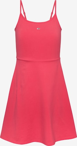 Rochie de vară 'ESSENTIAL' de la Tommy Jeans pe roșu: față