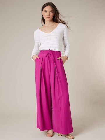 Deeluxe Loosefit Broek 'Valenza' in Roze: voorkant