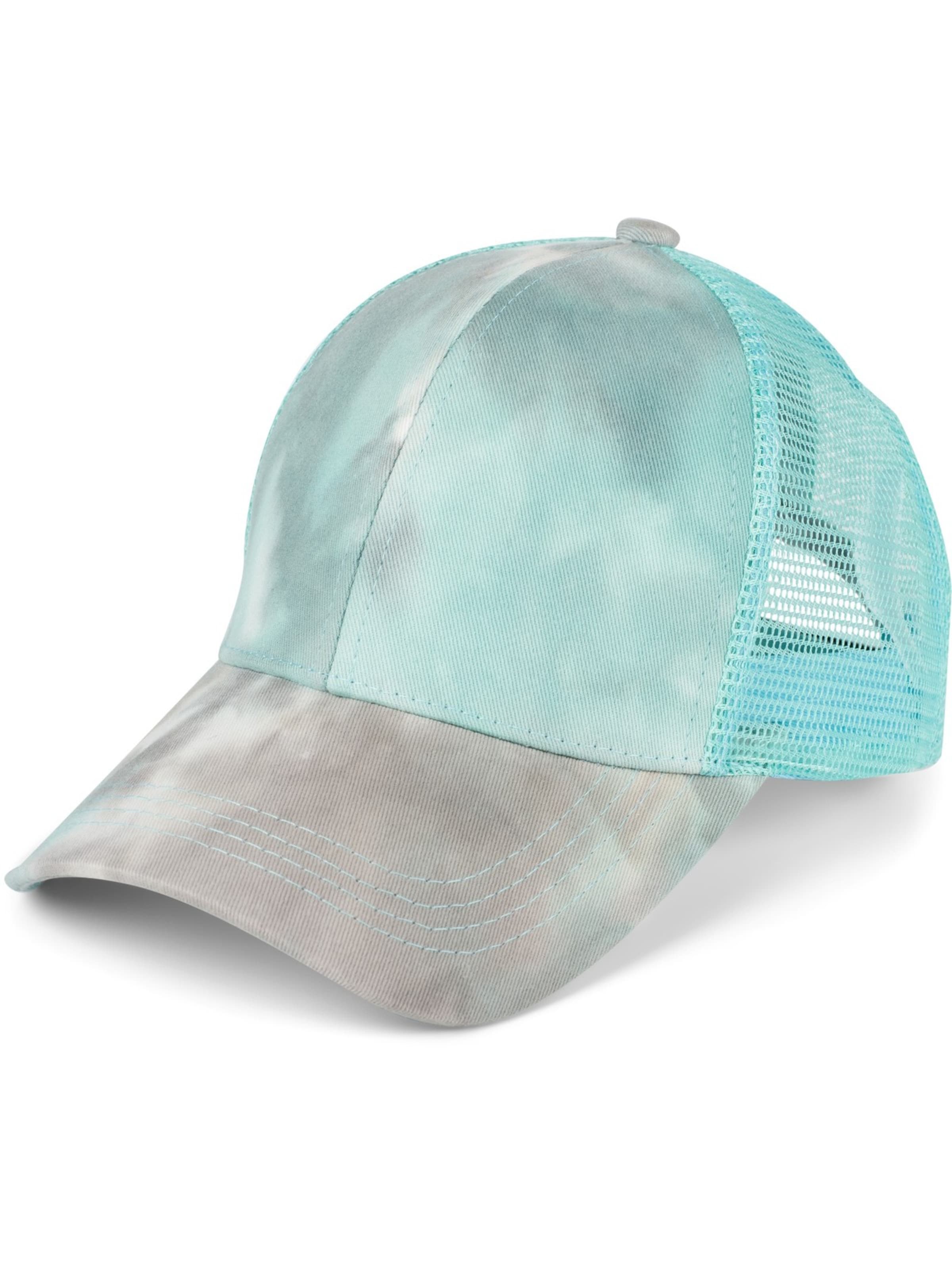 styleBREAKER Cap 'Ponytail Baseball Cap Batik mit Mesh Einsatz'‌‌‌‌‌‌‌‌‌‌ in Grau