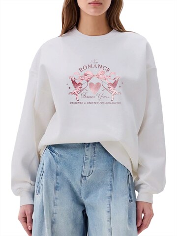 GORHEY Sweatshirt‌ in Weiß: Vorderseite