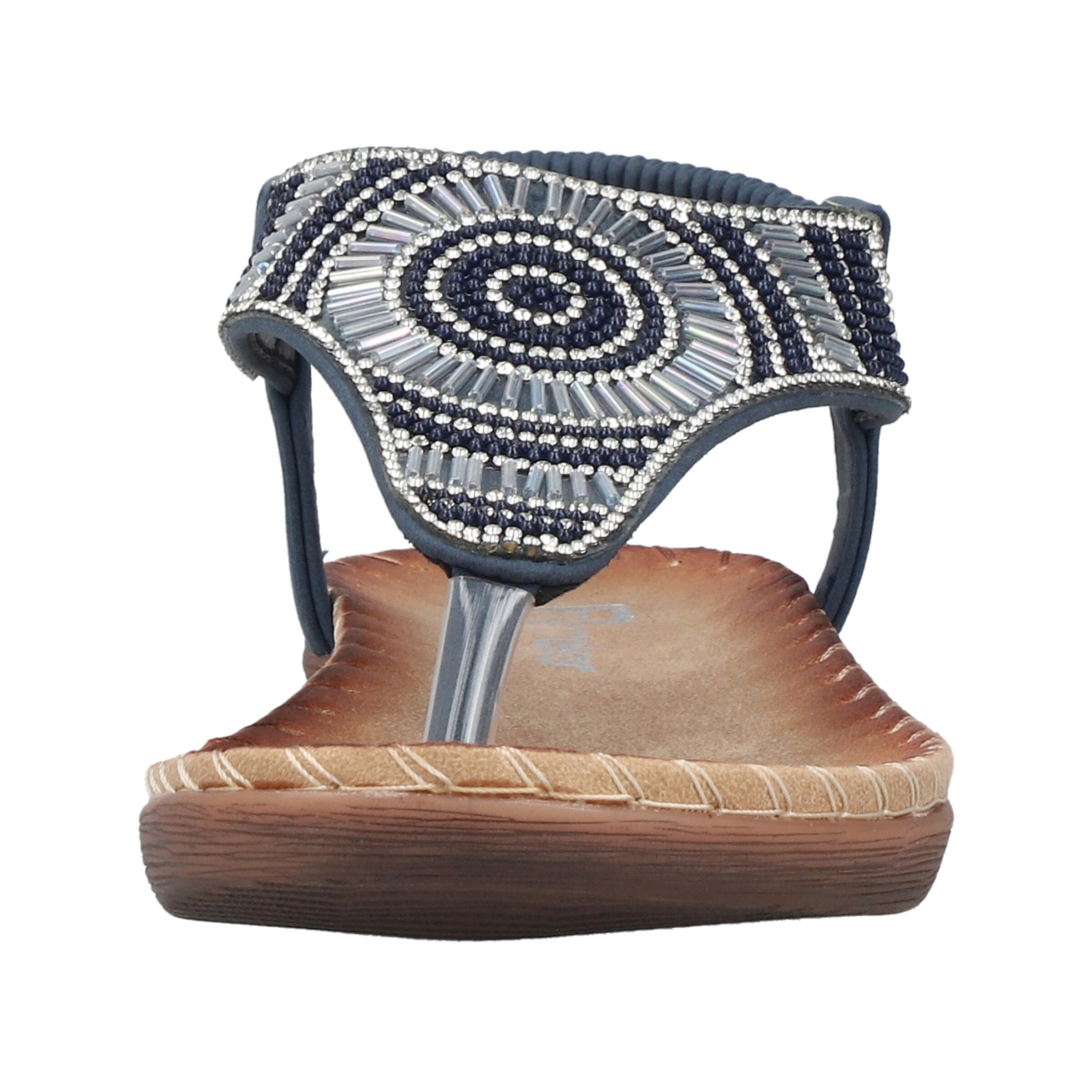 Rieker T-Bar Sandals in Blue