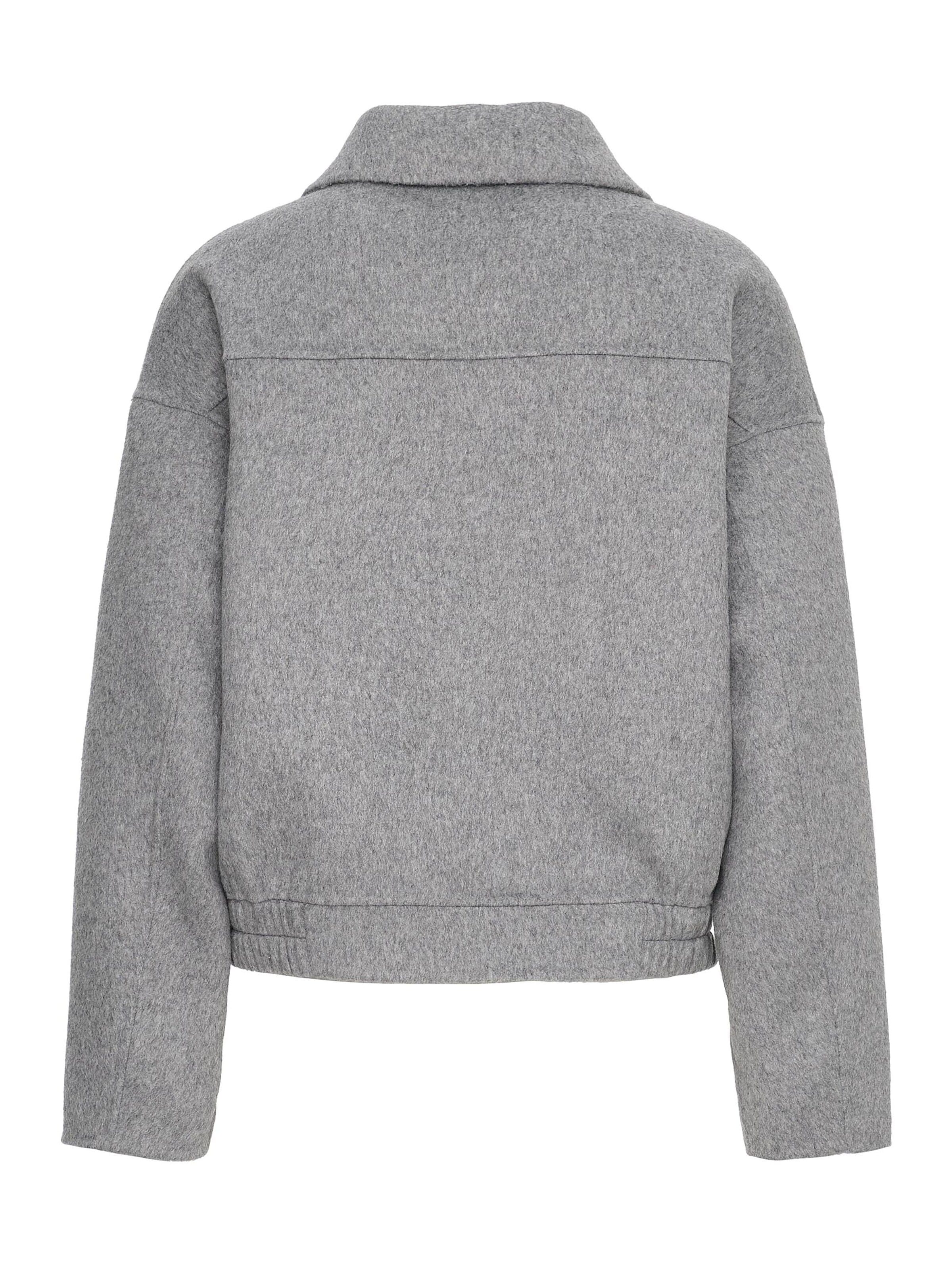 Veste mi-saison 'Wolljacke' MANISA en gris