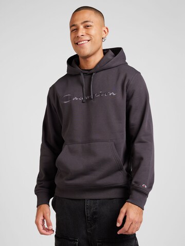 Champion Authentic Athletic Apparel Sweatshirt in Zwart: voorkant