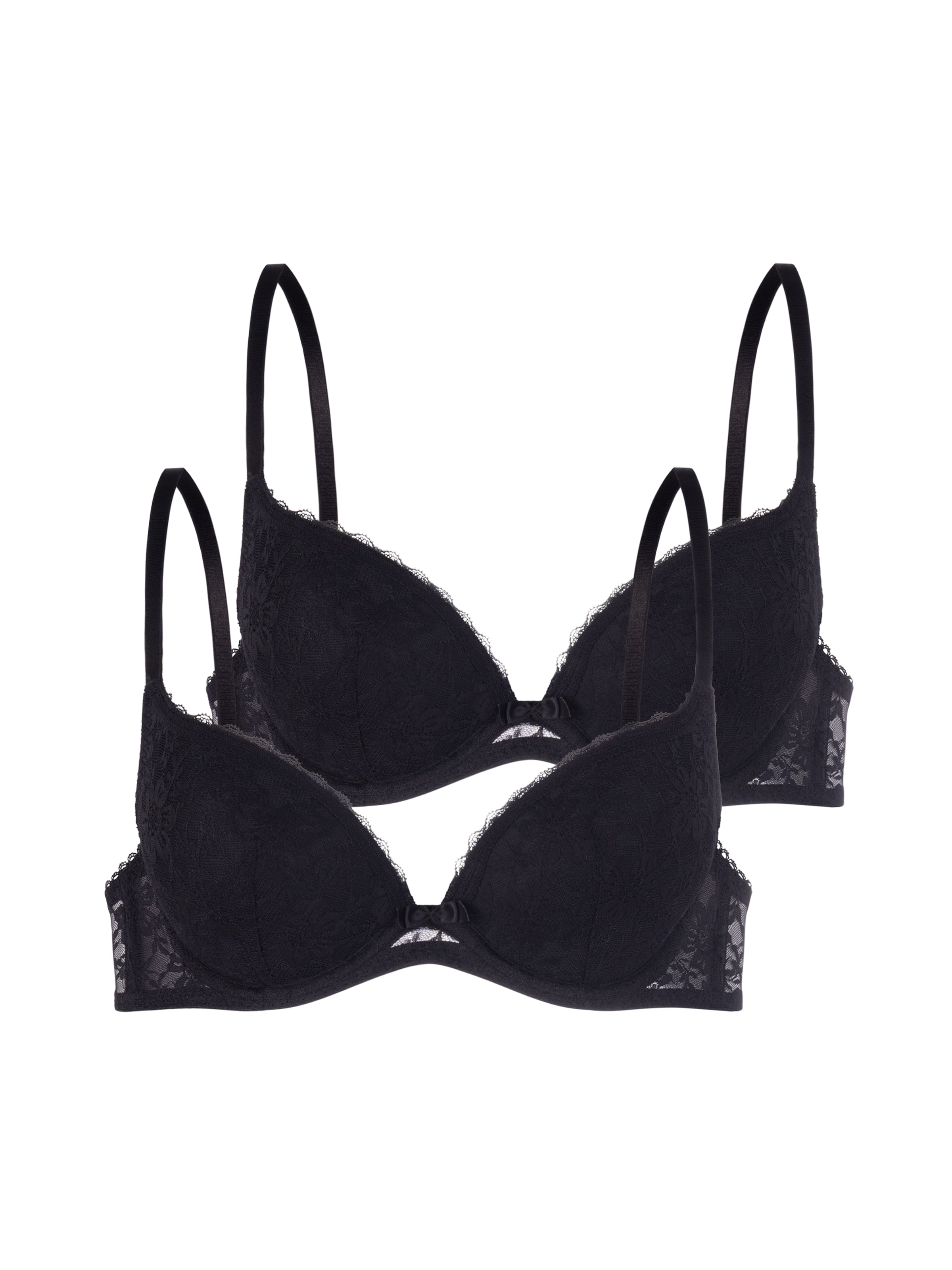 Invisible Soutien-gorge Dorina en noir : devant