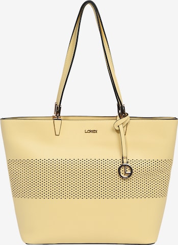 L.CREDI Shopper 'Ionita' in Yellow: front
