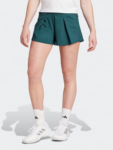 ADIDAS PERFORMANCELoosefit Sportske hlače 'MATCH' - zelena boja: prednji dio