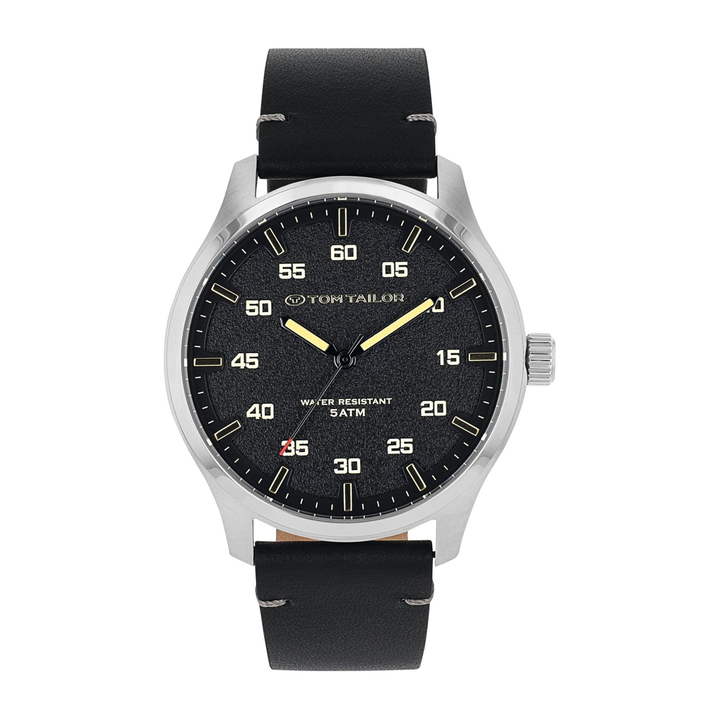 TOM TAILOR Uhr in Schwarz: Vorderseite
