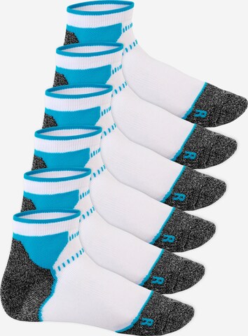 footstar Sportsocken 'Performance' in Blau: Vorderseite