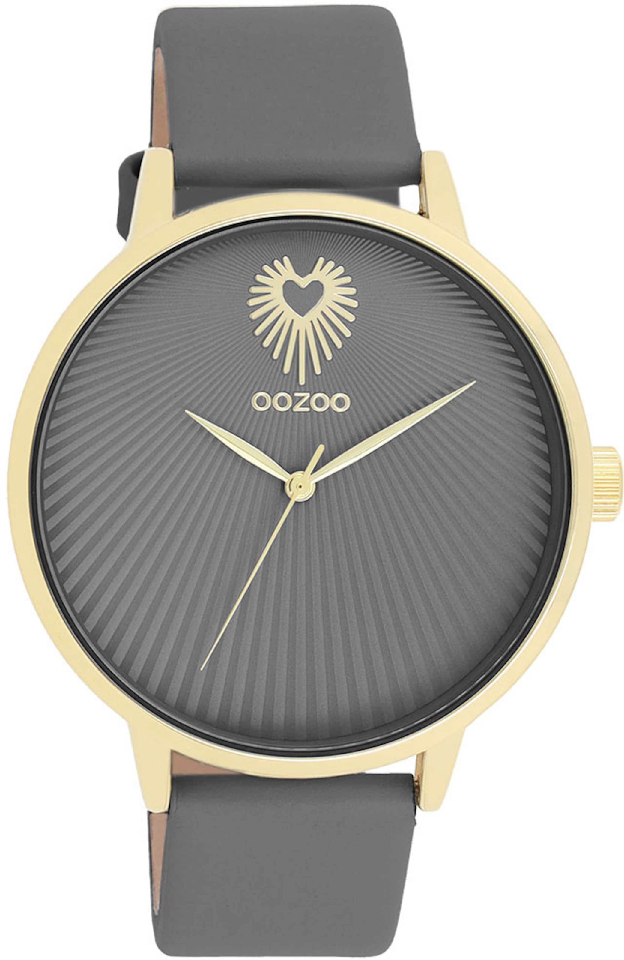 OOZOO Analog Watch in Brown: front