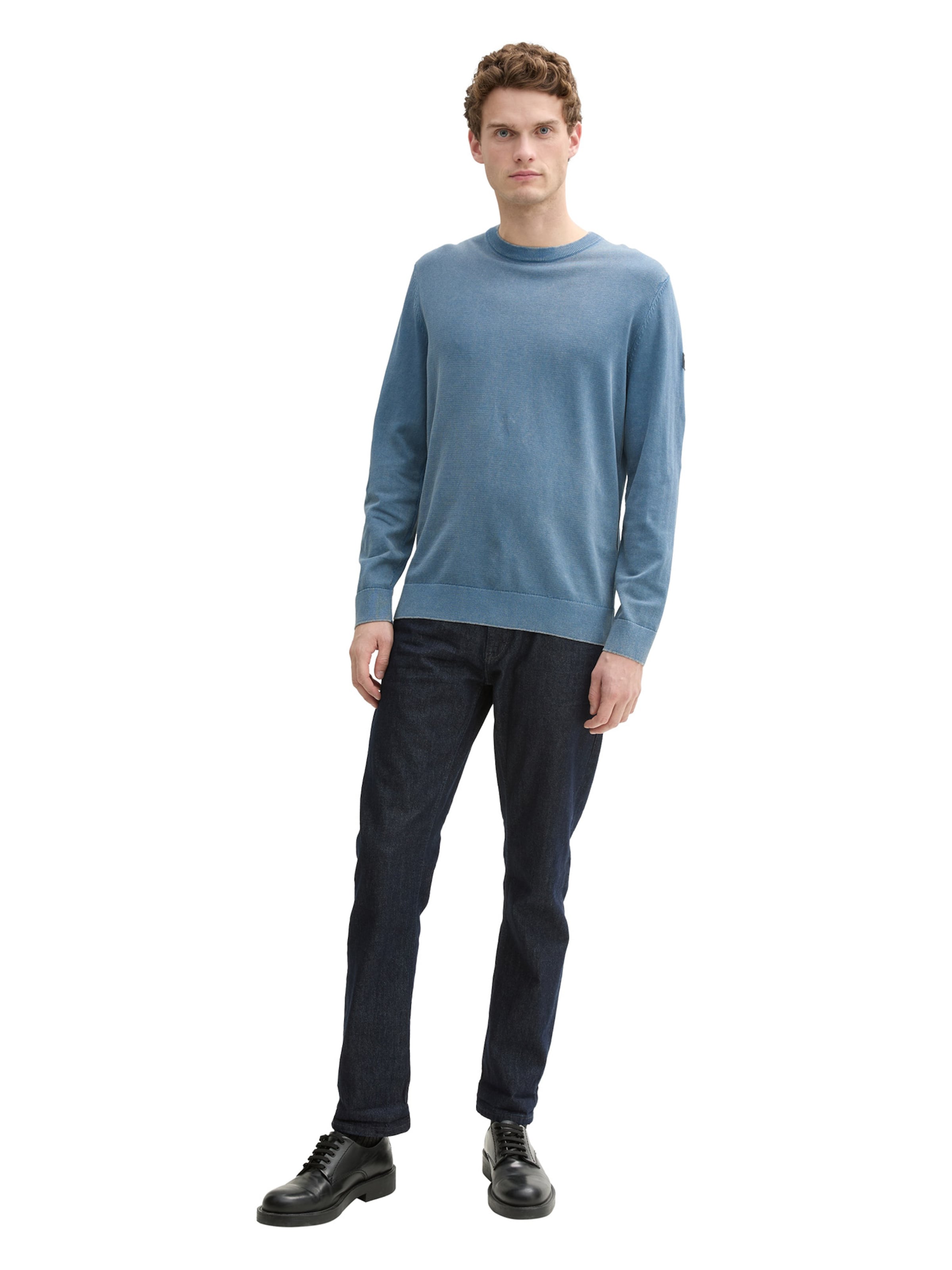 TOM TAILOR Sveter - Modrá