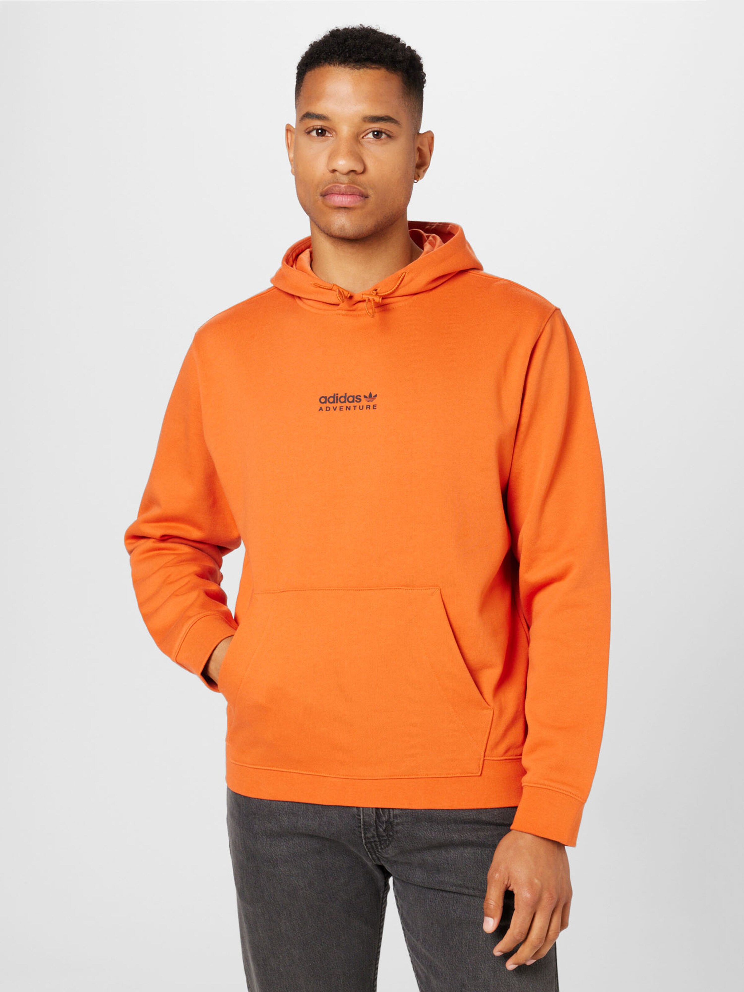 Adidas originals hoodie orange hotsell