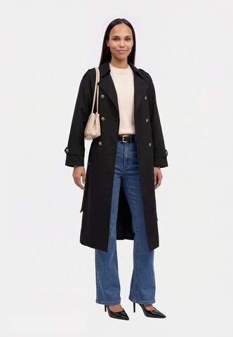 Vero Moda Petite - Abrigo de entretiempo 'VMCHLOE' en negro: frente